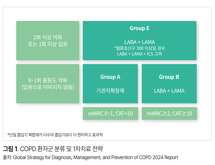 COPD 사망위험 감소는 ICS+LABA+LAMA 유일